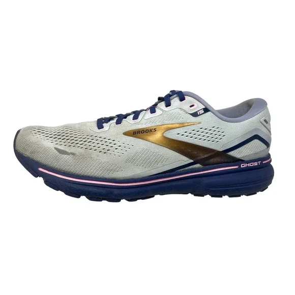 Brooks Ghost 15 Run Shoes Mens Sz 13 Gray Gold 6,4,8:I.5.4 0 Brooks Ghost 15 Run Shoes Mens Sz 13 Gray | Mercari main image 2